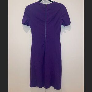 Akris Punto Purple Short Sleeve Dress